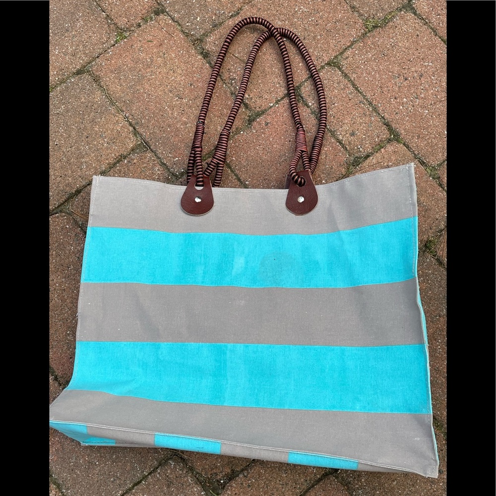 Sigrid Olson Striped Tote Bag